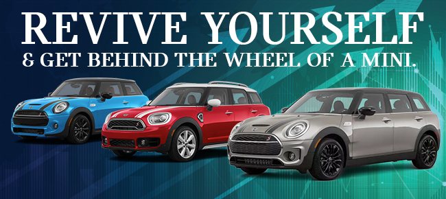 Revive Yourself & Get Behind the Wheel of a new Mini