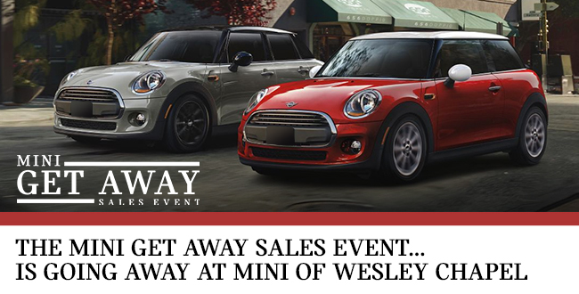 The MINI Get Away Sales Event… Is Going Away At MINI of Wesley Chapel