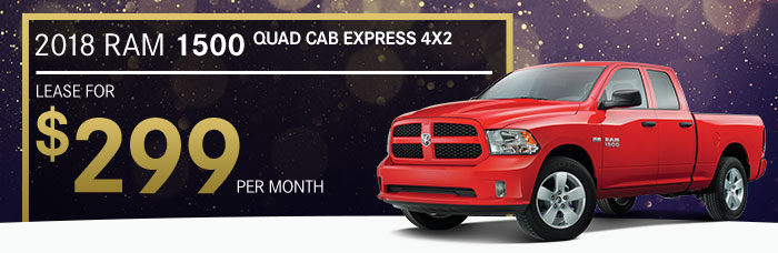 New 2018 Ram 1500 Quad Cab Express 4x2