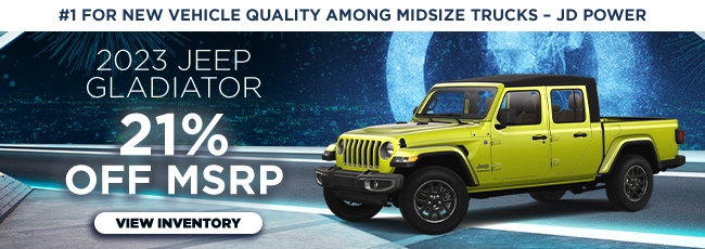 special offers on Jeep Gladiator
