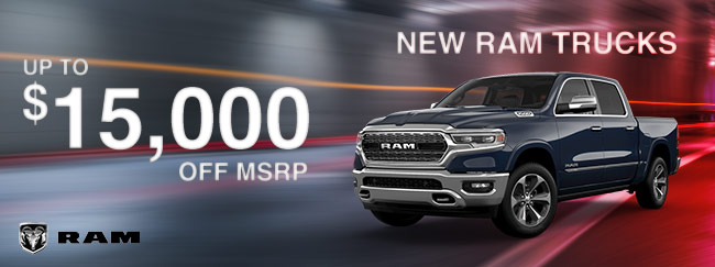 New RAM trucks up to 15k off MSRP