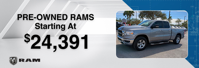 pre-owned RAMS starting at 24,391