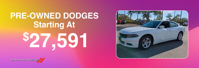 pre-owned Dodges starting at 27,591
