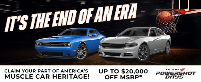 Its the end of an era - claim your part of Americas Muscle Car Heritage