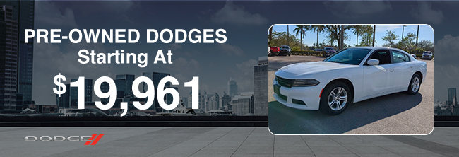 pre-owned Dodges starting at 19,961