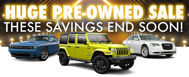 pre-owned sales promotion