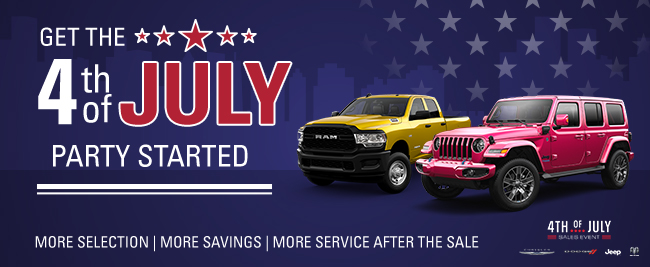 get the 4th of July party started at Naples Dodge Chrysler