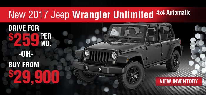 New 2017 Jeep Wrangler Unlimited