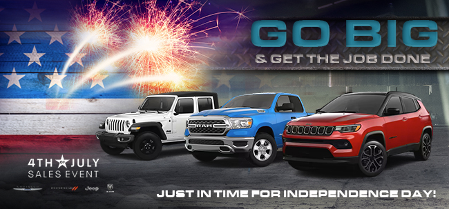 go big and get the job done just in time for independence day
