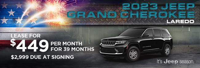 special offer on Jeep Grand Cherokee