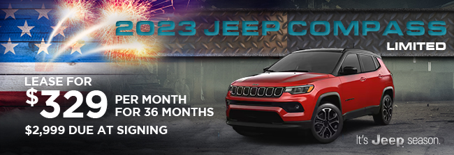 special offer on Jeep Compass Limited