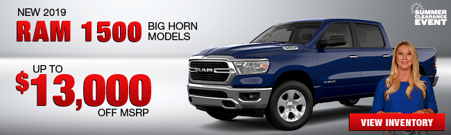 New 2019 RAM 1500 Big Horn Models