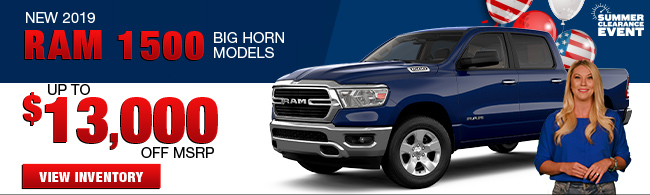 New 2019 Ram 1500 Big Horn Models