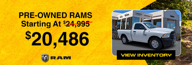 pre-owned RAMS starting at 28,385