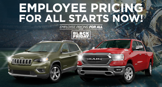 Employee Pricing For All Starts Now!