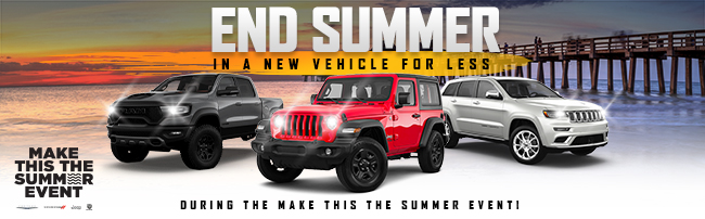 End Summer In A New Vehicle For Less 