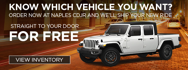order a new vehicle and have it delivered to your door