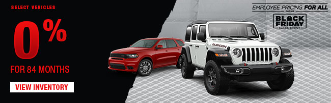 Select New Jeeps & Chryslers