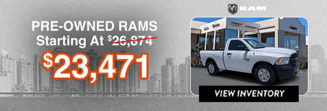 pre-owned RAMS starting at 23471