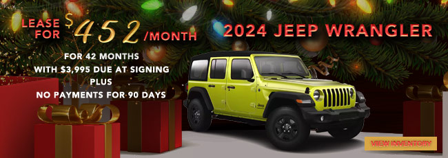 special offers on Jeep Wrangler