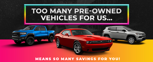 To many pre-owned for us