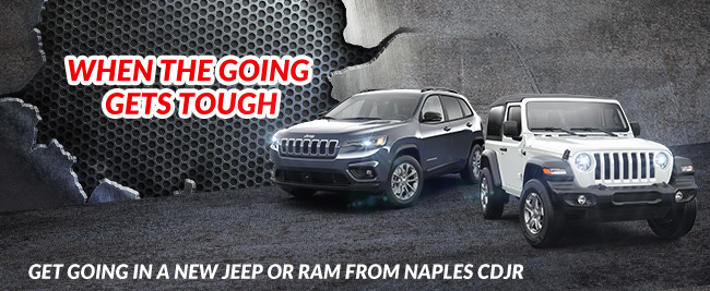 promo offer from Naples CDJR 2 jeeps