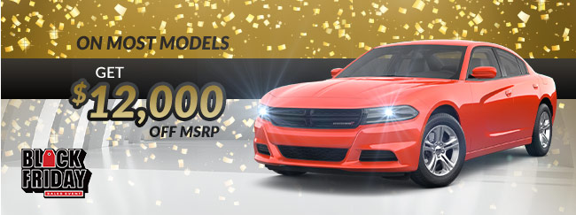 get $12,000 off msrp on most models