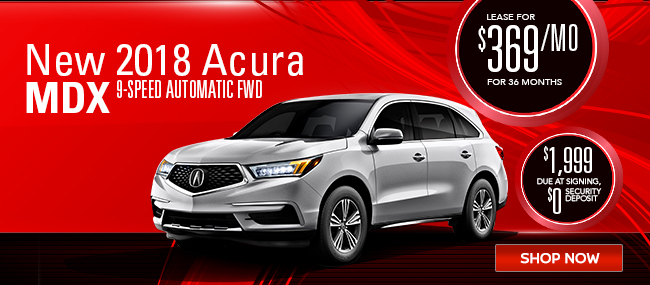 2018 Acura MDX 9-Speed Automatic FWD 