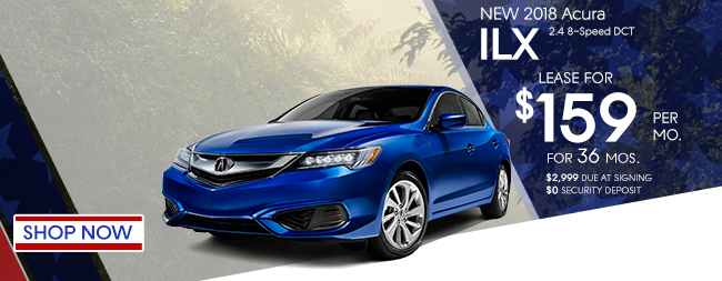 New 2018 Acura ILX 2.4 8-Speed DCT