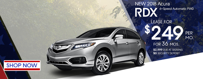 New 2018 Acura RDX 6-Speed Automatic FWD
