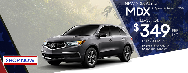New 2018 Acura MDX 9-Speed Automatic FWD