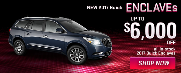 In-stock 2017 Buick Chevy Enclaves