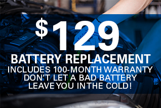 $129.95 Battery Replacement