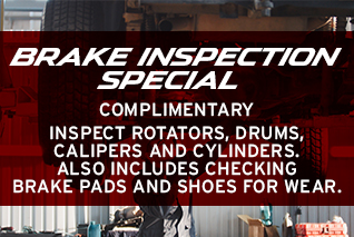Brake inspection Special 