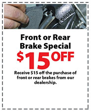 Front or Rear Brake Special