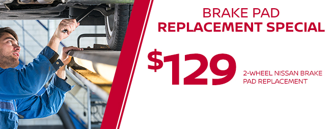 2-Wheel Nissan Brake Pad Replacement Special