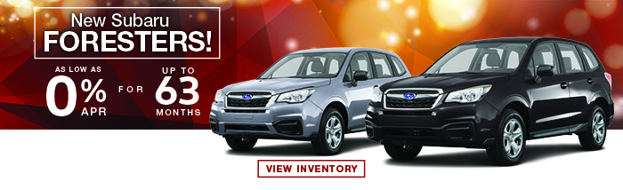 New Subaru Foresters