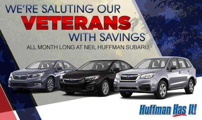 We’re Saluting Our Veterans With Savings