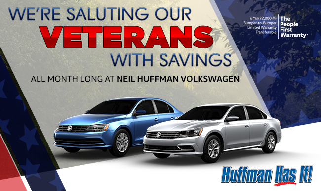 We’re Saluting Our Veterans With Savings 