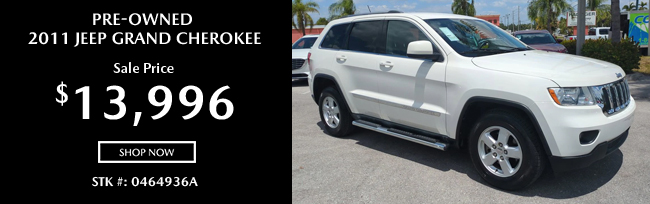 Pre-Owned 2011 Jeep Grand Cherokee