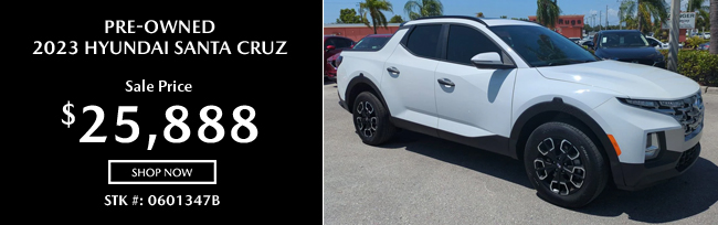 Pre-Owned 2023 Hyundai Santa Cruz