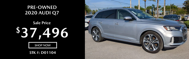 Pre-Owned 2020 Audi Q7