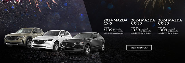 select Mazda models