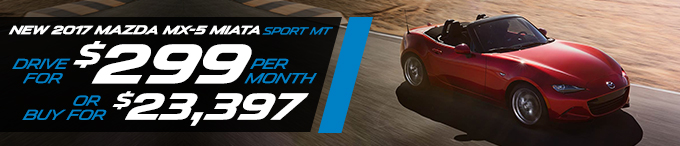 New 2017 Mazda MX-5 Miata Sport MT