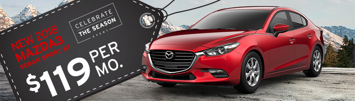 New 2018 Mazda3 Sedan Sport AT
