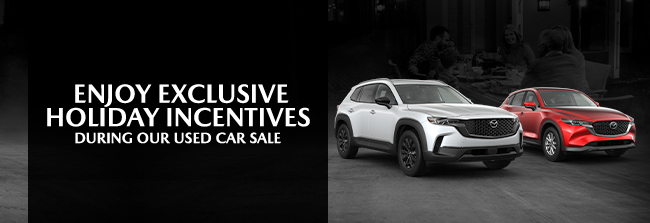 Enjoy exclusive holiday incentives during our used car sale