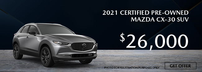 Promotional offer from Naples Mazda in Naples Florida