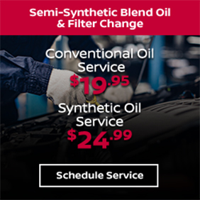 Semi-Synthetic Blend Oil and Filter Change