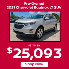 Pre-Owned 2021 Chevrolet Equinox LT SUV