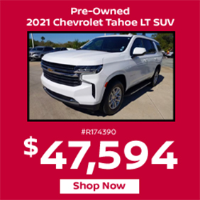  Pre-Owned 2021 Chevrolet Tahoe LT SUV